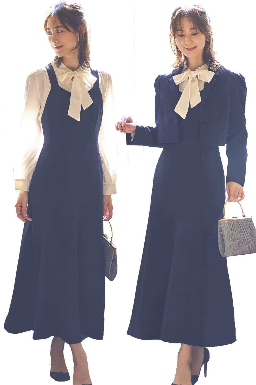 白スーツ　S〜M マーメイド　美品　入学式　結婚式　卒業式 楽天市場】洗える 入学式 白 スーツ ママ レディース ビジネス